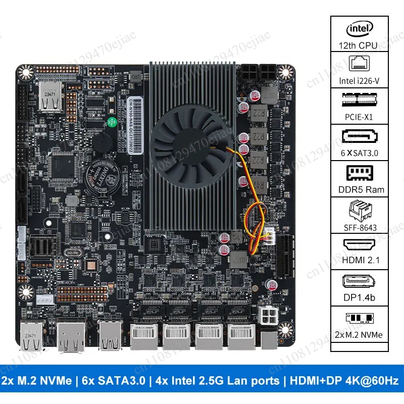 N100 Mini ITX NAS Motherboard  – Mini Itx Dual 2.5G Nas Motherboard Bewertung und Preis
